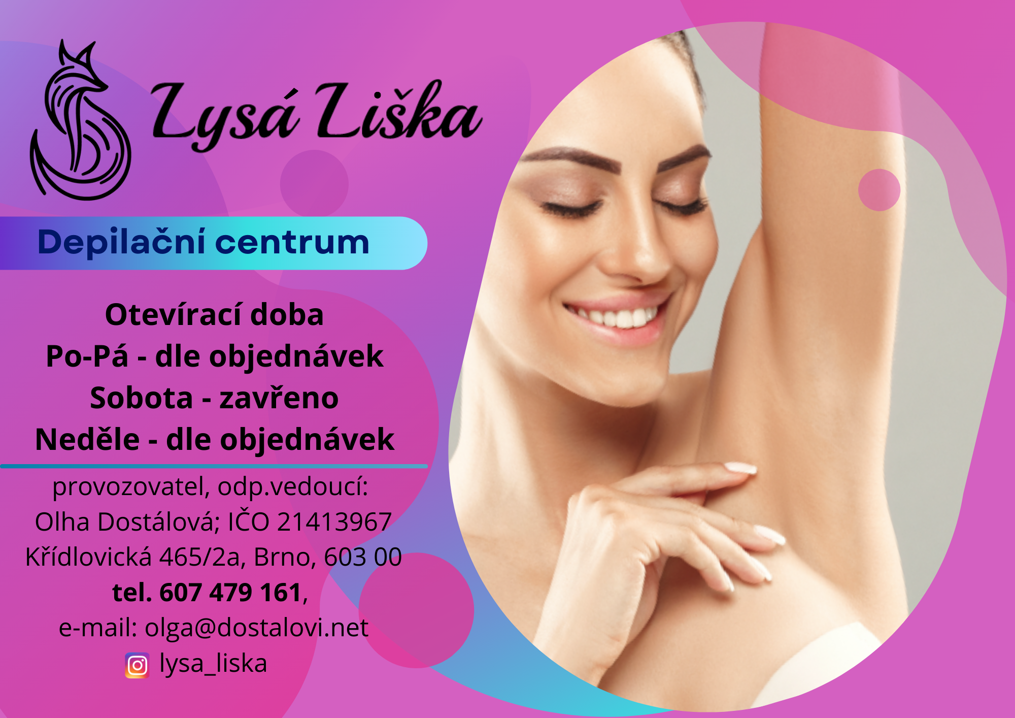 Lysá liška - depilační centrum